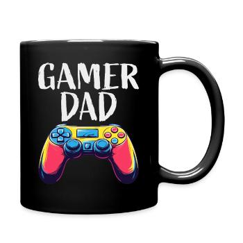 Graphismes de manette Gamer Dad - Mug uni - noir - Droite