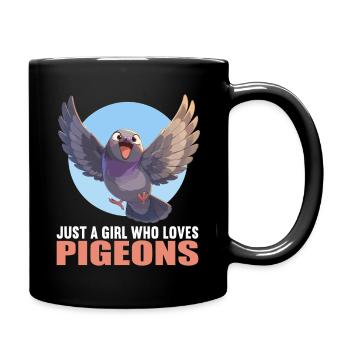 Pigeons Pigeon - Mug uni - noir - Droite