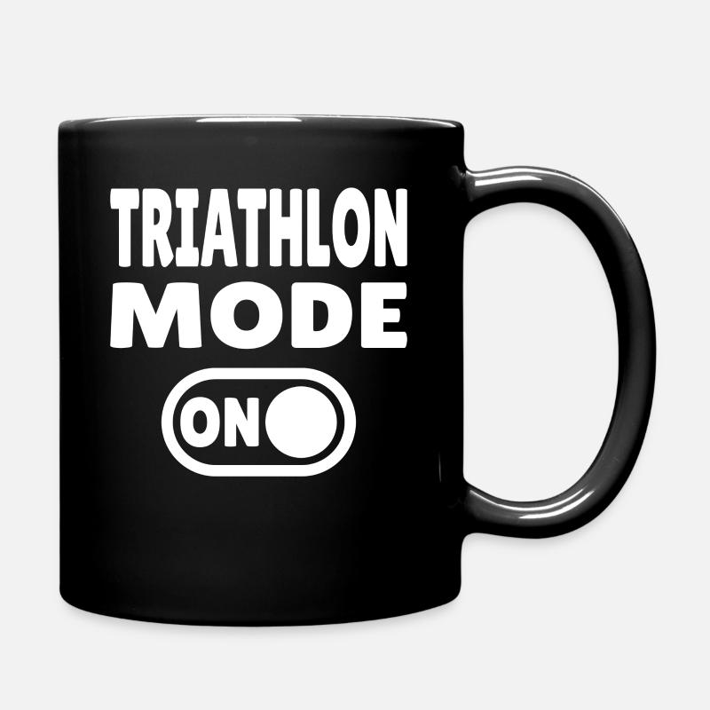 Mode triathlon ACTIVÉ - Course cycliste de natation - Mug uni - noir