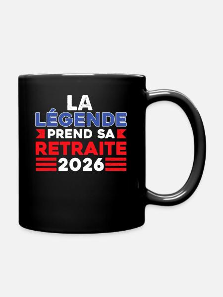 Im Ruhestand 2026 Die Legende geht 2026 in den Ruhestand - Tasse einfarbig - Schwarz