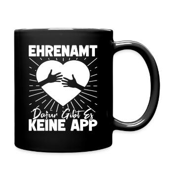 Social Worker Volunteer No App - Full Colour Mug - black - Right