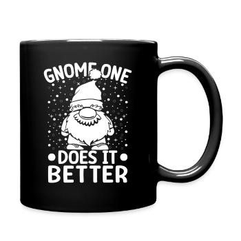 Gnome costume hommes. Gnome un fait mieux. Gnome. - Mug uni - noir - Droite