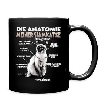 Siamkatzen T | Siamkatzen Katzenbesitzer Siam Katz - Tasse einfarbig - Schwarz - Rechts