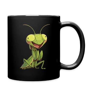 Gottesanbeterinnen Gottesanbeterin - Tasse einfarbig - Schwarz - Rechts