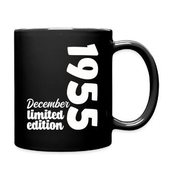 Anniversaire Décembre 1955 Limited Edition Cadeau - Mug uni - noir - Droite