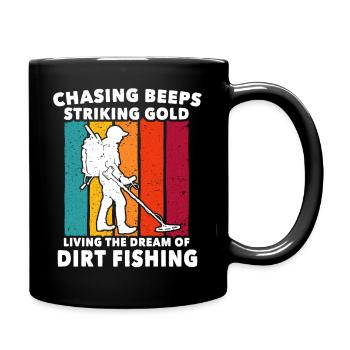 Dirt Fishing Probes - Full Colour Mug - black - Right