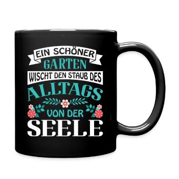 Horticulture Gardener Garden Gardening Sayings - Full Colour Mug - black - Right