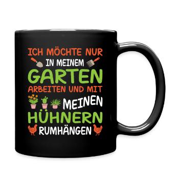 Garden Gardening Hobby Gardener Allotment Garden Funny - Full Colour Mug - black - Right