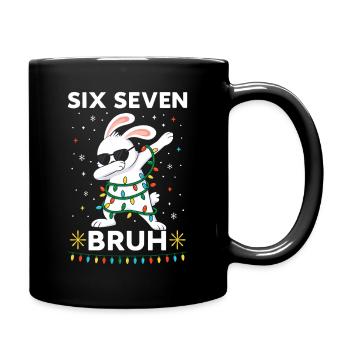 Rabbit_six_seven broth - Full Colour Mug - black - Right