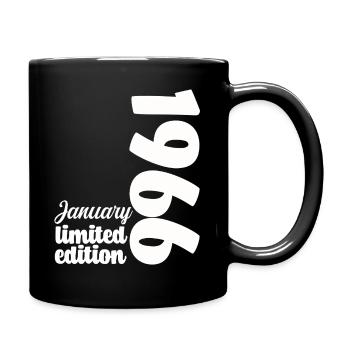 Anniversaire Janvier 1966 Limited Edition Cadeau - Mug uni - noir - Droite