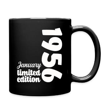 Anniversaire Janvier 1956 Limited Edition Cadeau - Mug uni - noir - Droite