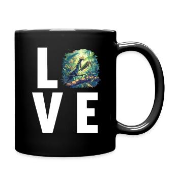 Gottesanbeterinnen Gottesanbeterin - Tasse einfarbig - Schwarz - Rechts