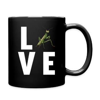 Gottesanbeterinnen Gottesanbeterin - Tasse einfarbig - Schwarz - Rechts