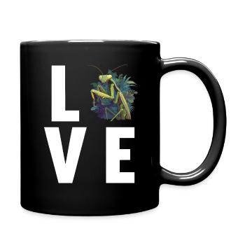 Gottesanbeterinnen Gottesanbeterin - Tasse einfarbig - Schwarz - Rechts