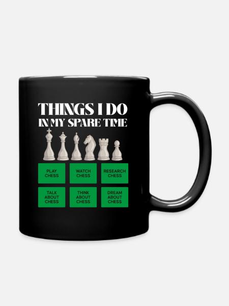 Temps d’échecs pendant les loisirs - Mug uni - noir