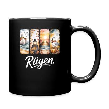 Conception du phare de la mer Baltique de Rügen - Mug uni - noir - Droite