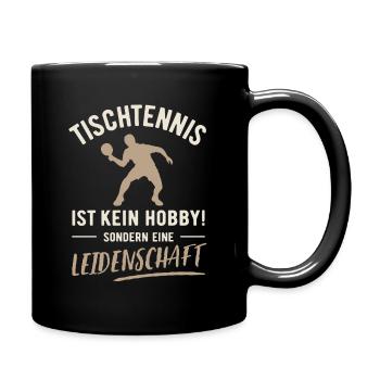 Table tennis | Not a hobby but a passion - Full Colour Mug - black - Right