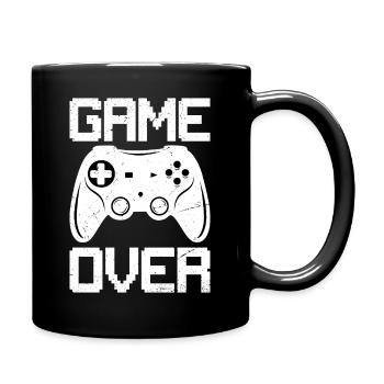 Arcade game Retro gaming Space game over - Tasse einfarbig - Schwarz - Rechts