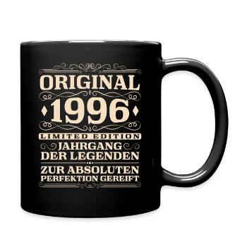 Anniversaire vintage original de 1996 - Mug uni - noir - Droite