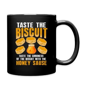 Biscuit Bliss with Honey Sauce - Full Colour Mug - black - Right