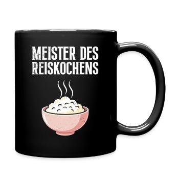 Cuisine MAÎTRE DE LA CUISSON DU RIZ Plaisir - Mug uni - noir - Droite