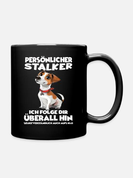 Jack Russell Terrier Hundebesitzer T Jack Russell - Tasse einfarbig - Schwarz
