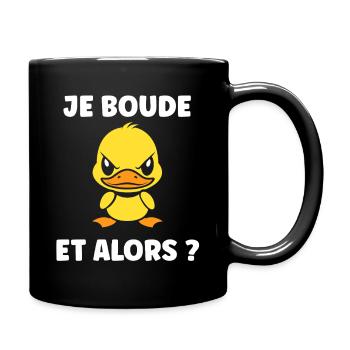 Je Bouge Canard Décraté - Full Colour Mug - black - Right