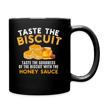 Goûte la sauce biscuit au miel - Mug uni - noir - Droite