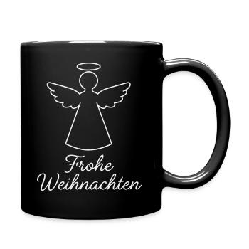 Ange de Noël doux, ange de l’Avent Noël - Mug uni - noir - Droite