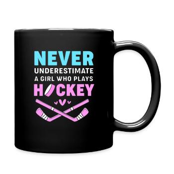 Para Eishockey Handicap - Tasse einfarbig - Schwarz - Rechts