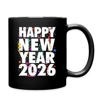 Joyeuse année 2026 Célébration du compte à rebours Festive - Mug uni - noir - Droite