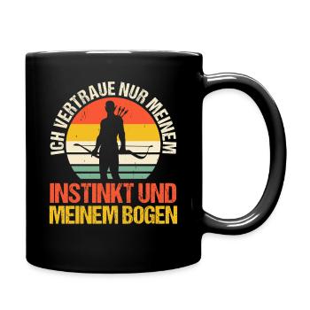 Tir à l’arc Tir à l’arc Tir à l’arc - Mug uni - noir - Droite