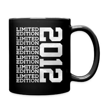 LIMITED EDITION 2012 14 JAHRE 14. GEBURTSTAG - Tasse einfarbig - Schwarz - Rechts