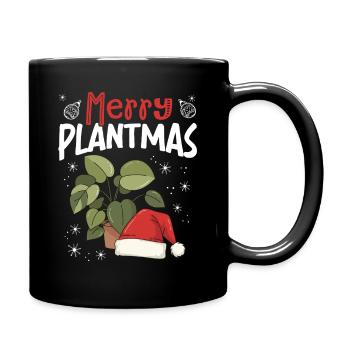 Joyeux Plantmas, amateurs de plantes de Noël drôles - Mug uni - noir - Droite