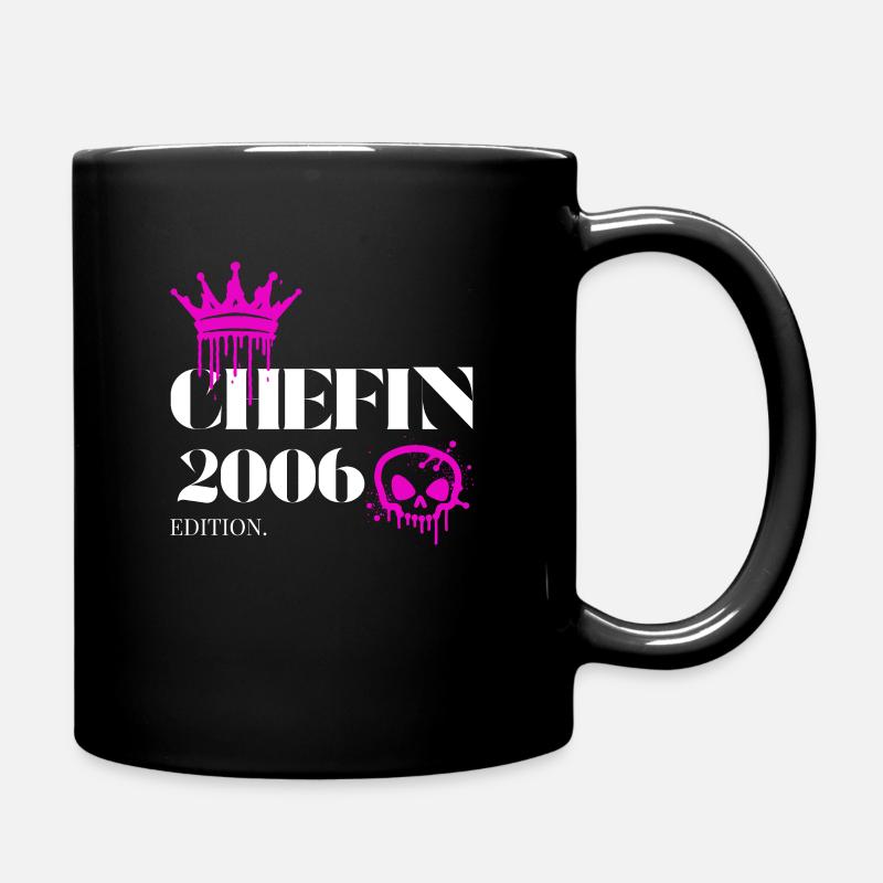 Chefin Edition 2006 19 Birthday Saying - Full Colour Mug - black