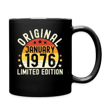 Anniversary January 1976 Limited Edition Original - Full Colour Mug - black - Right