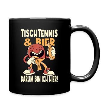 Table Tennis Players Gifts Table Tennis Outfits - Full Colour Mug - black - Right
