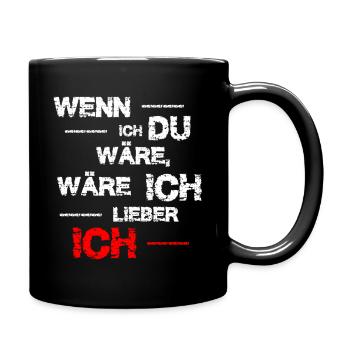 Si j’étais toi... Drôle de proverbe - Mug uni - noir - Droite