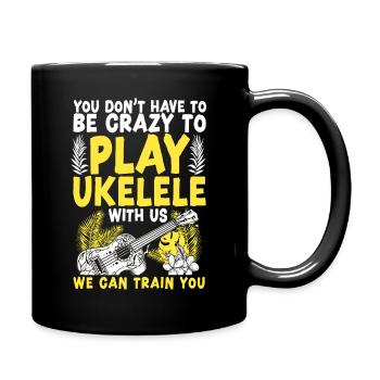 Hawaiian Ukulele Uke You Don't - Full Colour Mug - black - Right