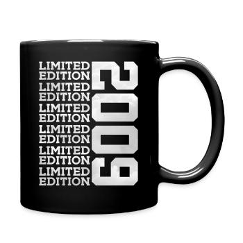 ÉDITION LIMITÉE 2009 17 ANS 17E ANNIVERSAIRE - Mug uni - noir - Droite