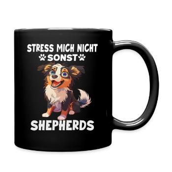 Don du propriétaire de chien T Shepherd Dog Walk T - Mug uni - noir - Droite