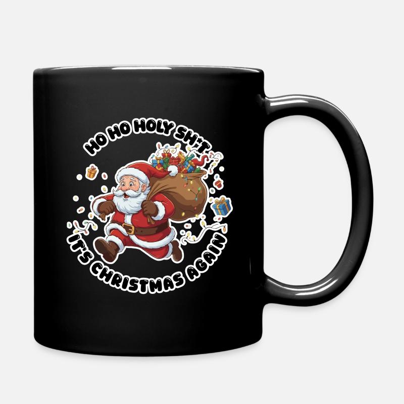 Ho Ho de, c’est encore Noël - Mug uni - noir