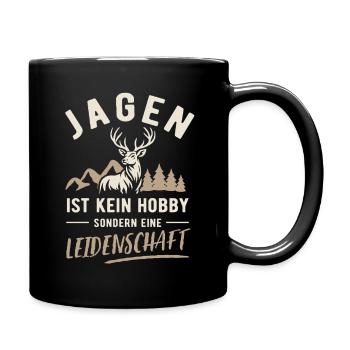 Chasse | Ce n’est pas un passe-temps mais une passion - Mug uni - noir - Droite
