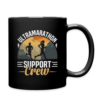 Ultra-Marathon-Lauf 50-Meilen-Läufer - Tasse einfarbig - Schwarz - Rechts