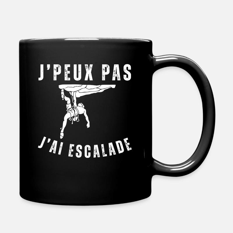 J'peux pas j'ai escalade - Mug uni - noir