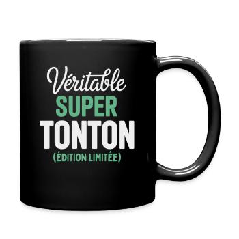 Genuine Super Uncle Limited Edition Gift - Full Colour Mug - black - Right