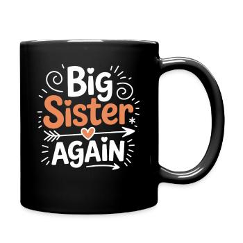 Big sister back - Full Colour Mug - black - Right