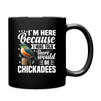 Meisen Kuscheltier Vogelbeobachter-Küken - Tasse einfarbig - Schwarz - Rechts