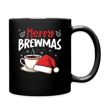 Joyeux Brewmas, drôle - Mug uni - noir - Droite