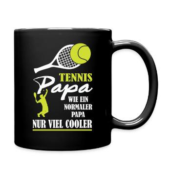 Joueur de tennis offre des tenues de paroles de tennis - Mug uni - noir - Droite